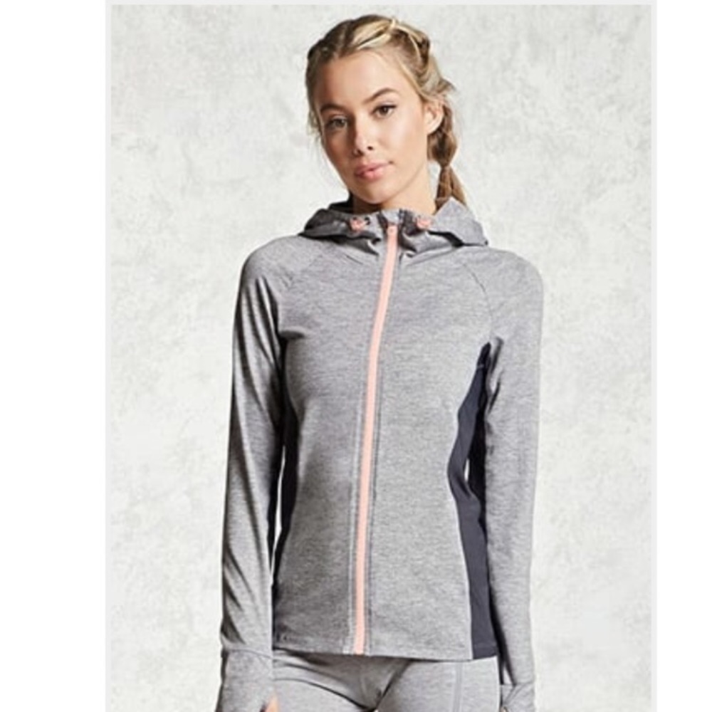 Forever 21 Active Zip Up Hoodie